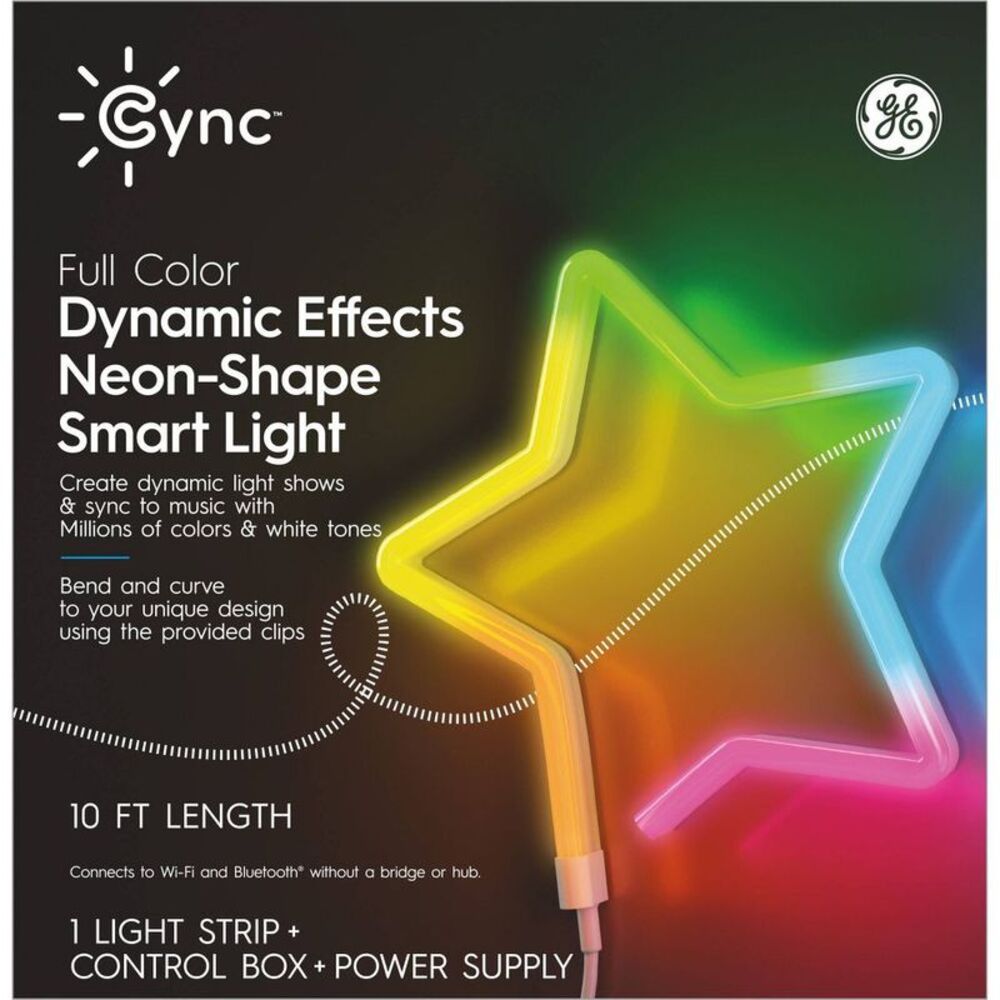 GE 10' CYNC Dynamic Effects Rope Neon